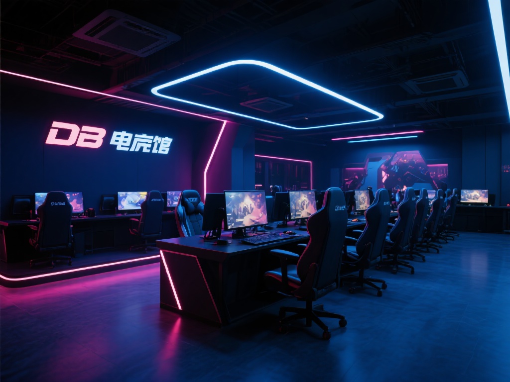 相比普通家庭设置的游戏环境，专业电竞馆提供的舒适体