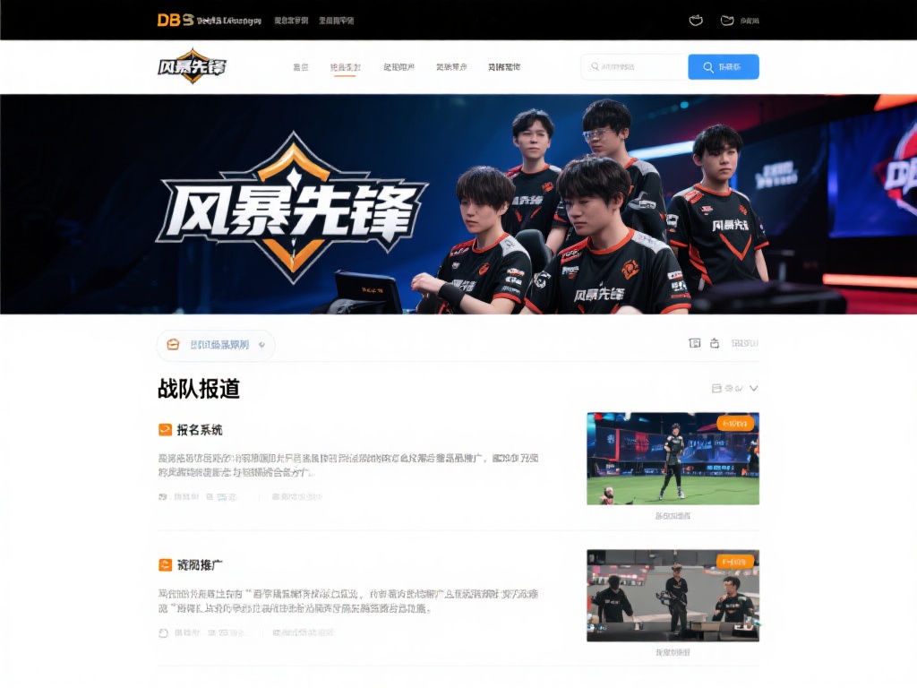 DB电竞官网最新消息:赛事报名详解与最新行业资讯 一支名为“风暴先锋”的战队,通过DB电竞官网的报名