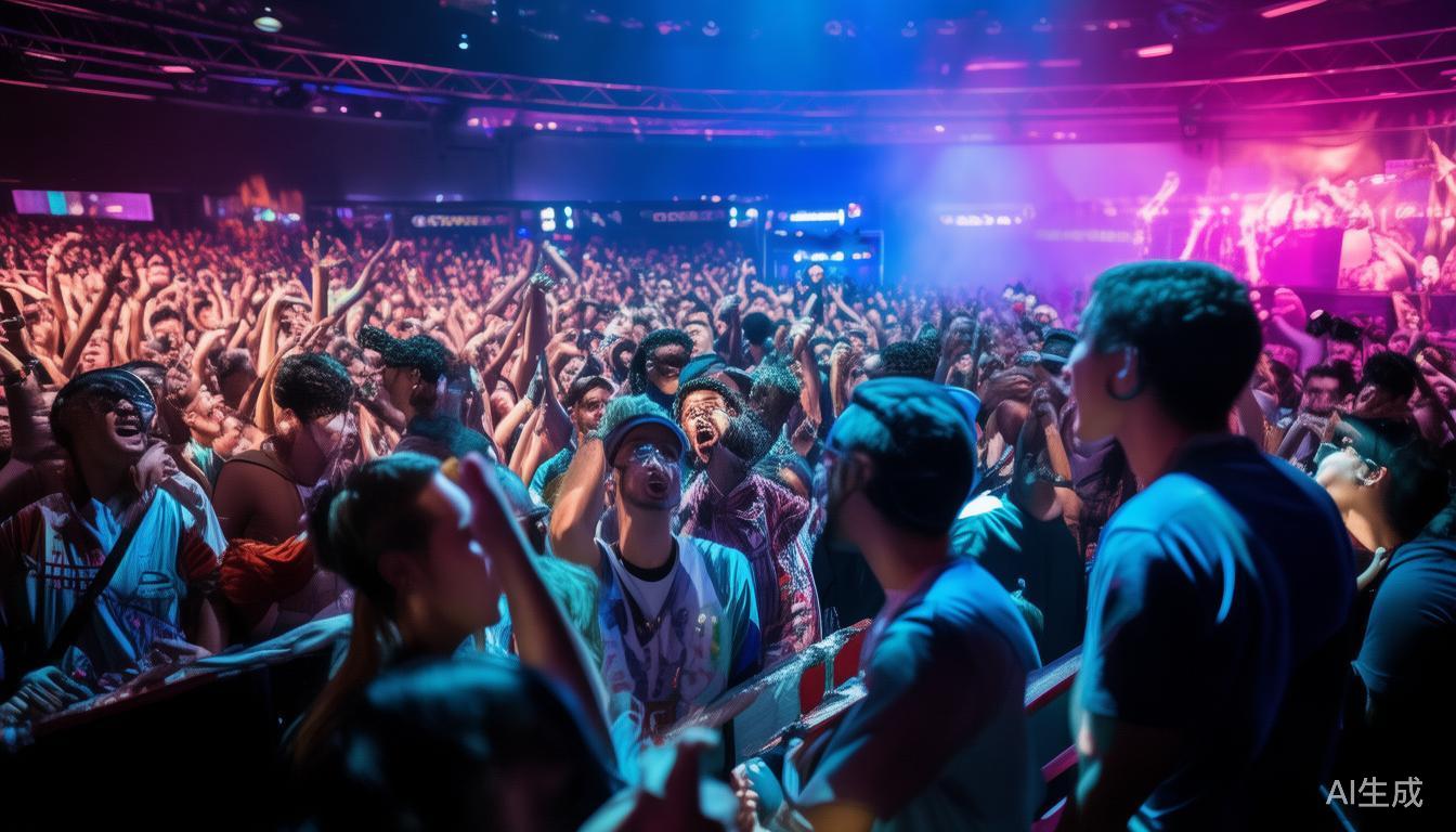 除了比赛中的高光时刻，场外的支持和互动也为电竞增色